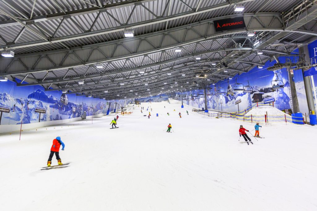 Snow cover Skihalle Neuss